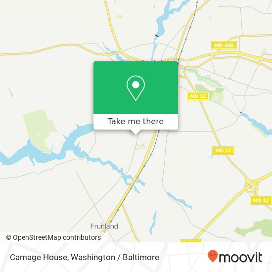 Camage House map