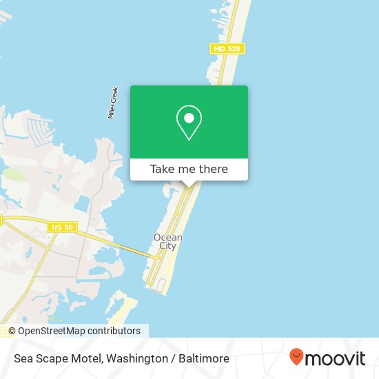 Mapa de Sea Scape Motel
