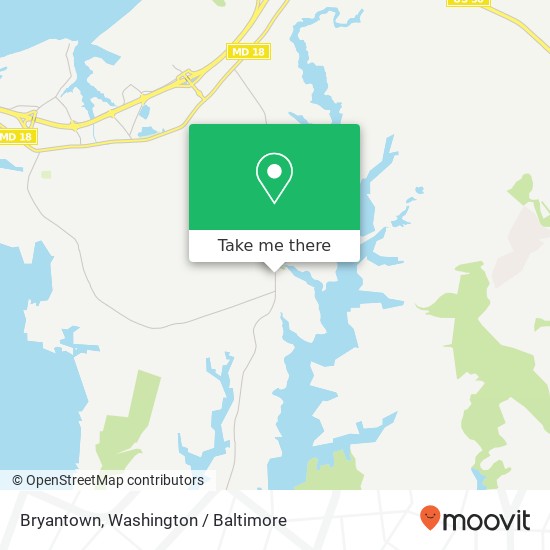 Bryantown map