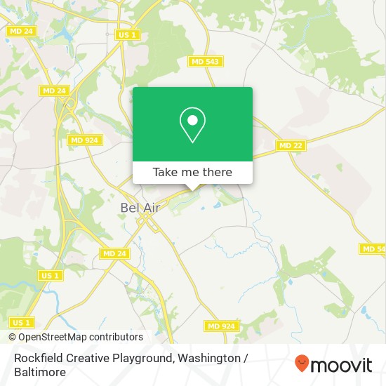 Rockfield Creative Playground map