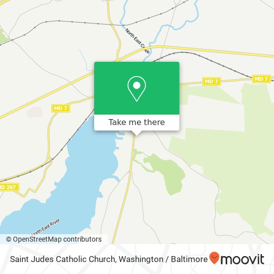 Saint Judes Catholic Church map