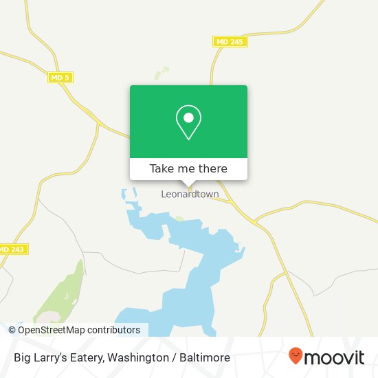 Mapa de Big Larry's Eatery