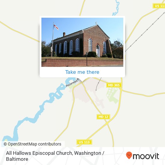 Mapa de All Hallows Episcopal Church