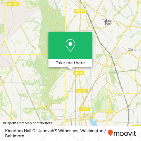 Mapa de Kingdom Hall Of Jehovah’S Witnesses