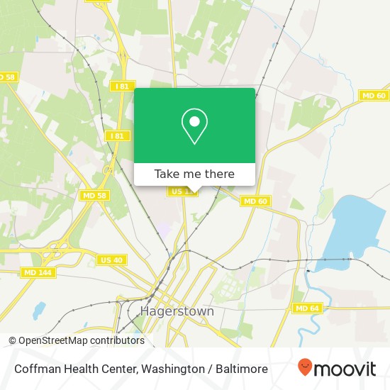 Coffman Health Center map