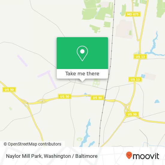 Mapa de Naylor Mill Park