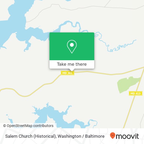 Salem Church (Historical) map