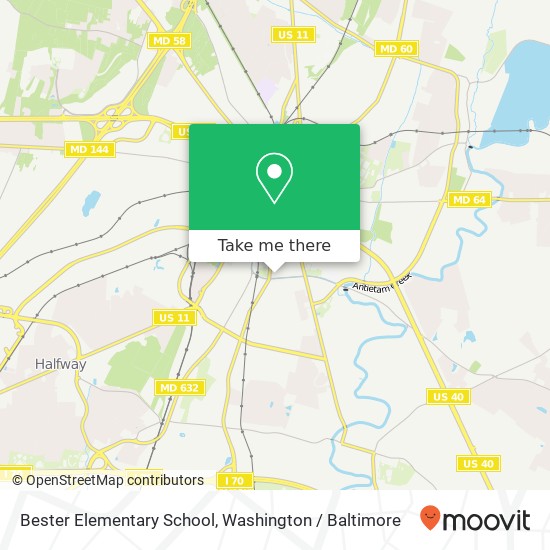 Mapa de Bester Elementary School