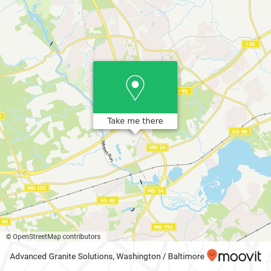 Advanced Granite Solutions map