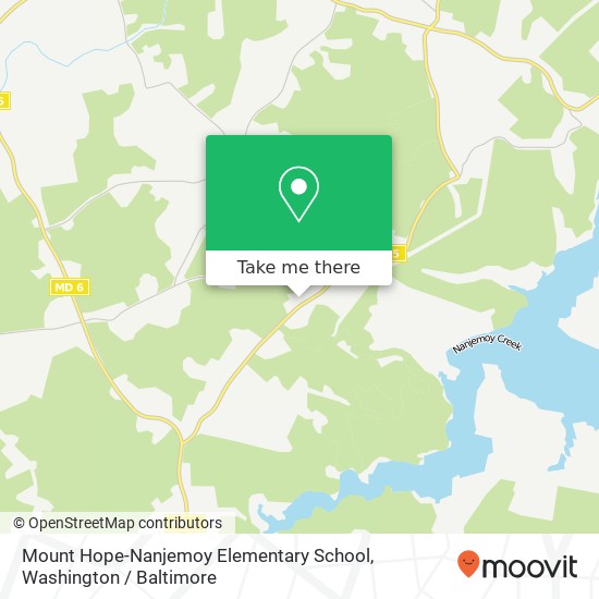 Mapa de Mount Hope-Nanjemoy Elementary School
