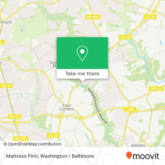 Mapa de Mattress Firm