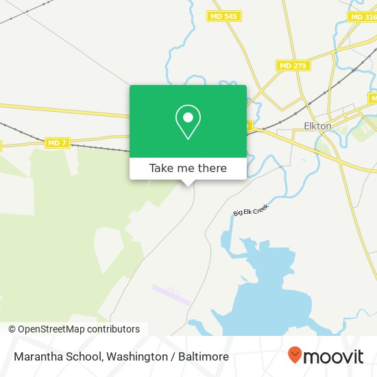 Mapa de Marantha School