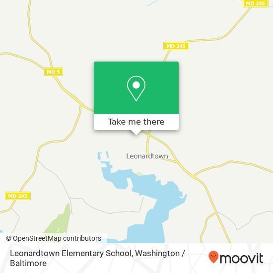Mapa de Leonardtown Elementary School