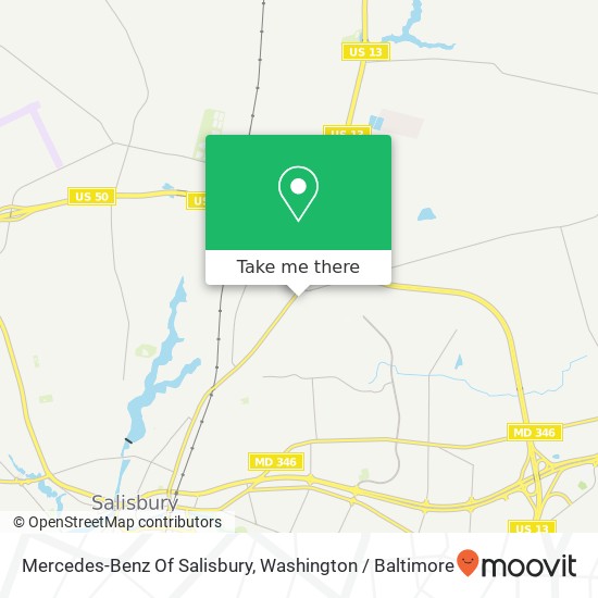 Mapa de Mercedes-Benz Of Salisbury