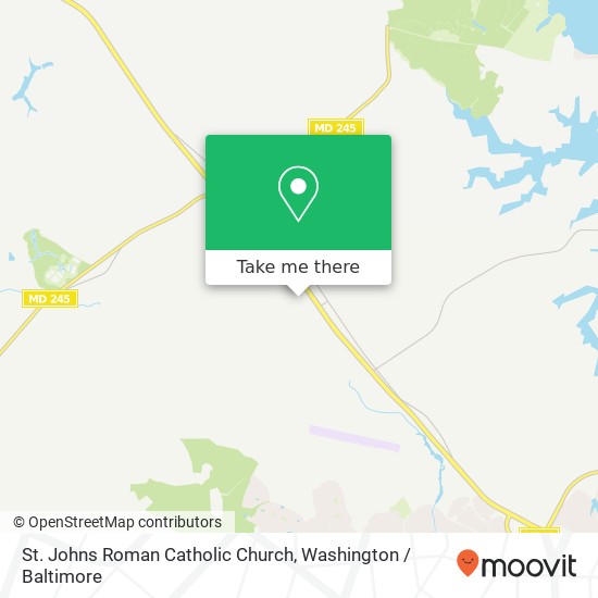 Mapa de St. Johns Roman Catholic Church