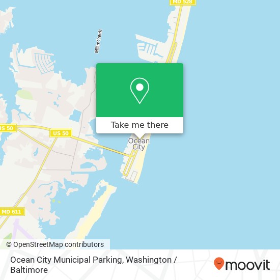 Ocean City Municipal Parking map