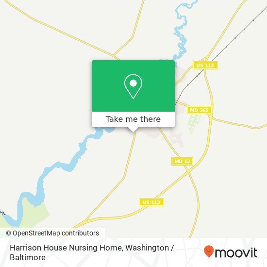 Mapa de Harrison House Nursing Home