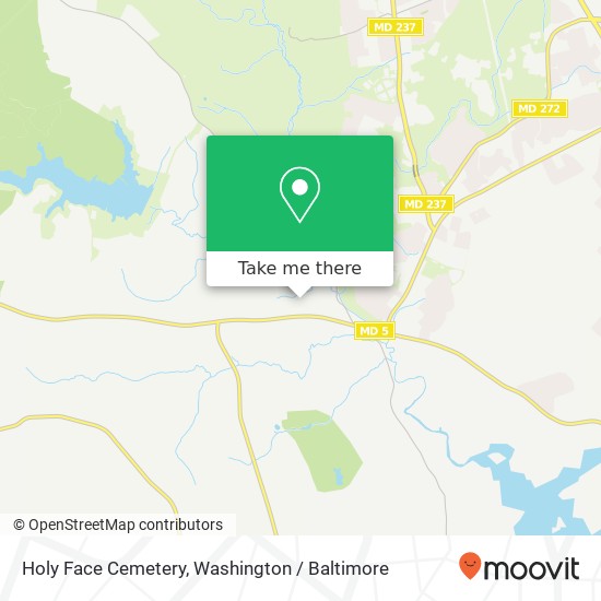 Holy Face Cemetery map