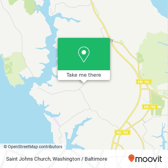 Mapa de Saint Johns Church