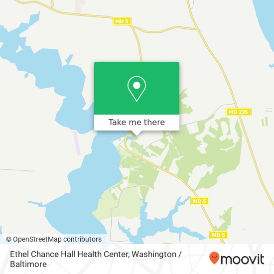 Mapa de Ethel Chance Hall Health Center