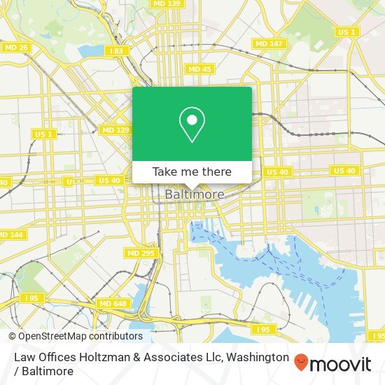Mapa de Law Offices Holtzman & Associates Llc