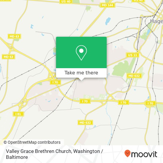 Mapa de Valley Grace Brethren Church