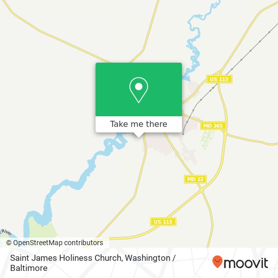 Mapa de Saint James Holiness Church