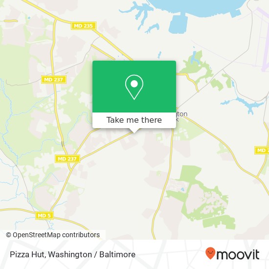 Pizza Hut map