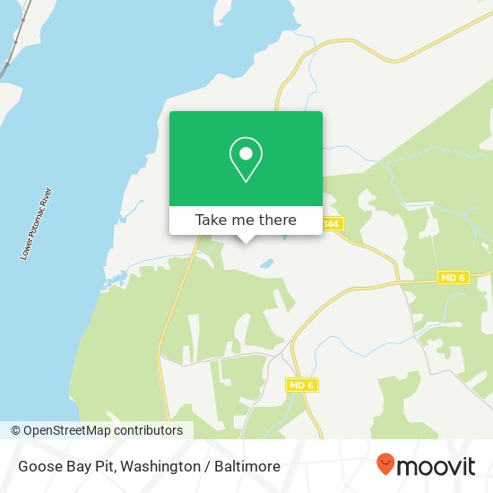 Goose Bay Pit map