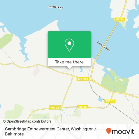 Mapa de Cambridge Empowerment Center