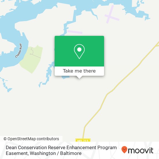 Mapa de Dean Conservation Reserve Enhancement Program Easement