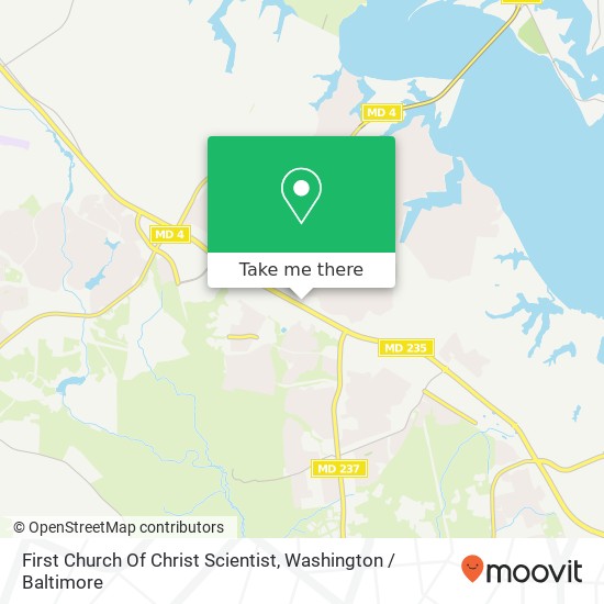 First Church Of Christ Scientist map
