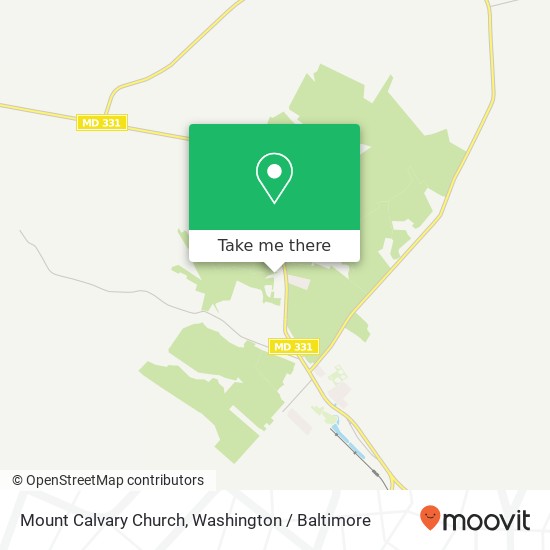 Mount Calvary Church map