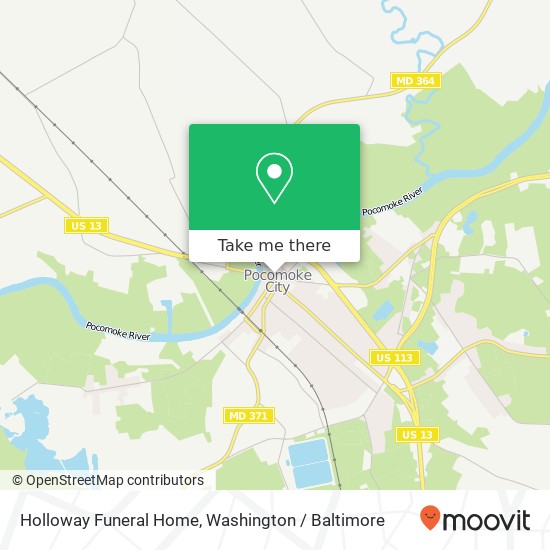 Mapa de Holloway Funeral Home