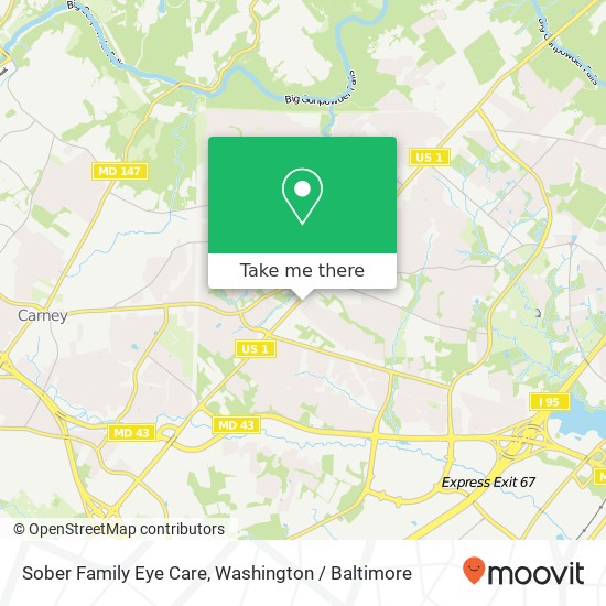 Sober Family Eye Care map