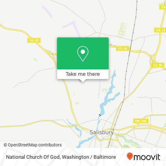 National Church Of God map