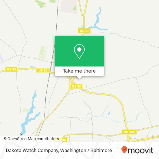 Dakota Watch Company map