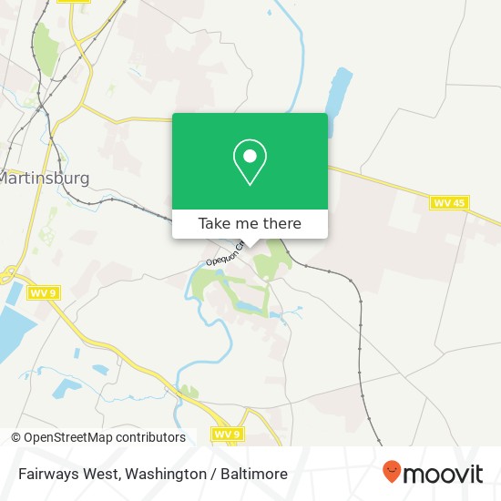 Fairways West map