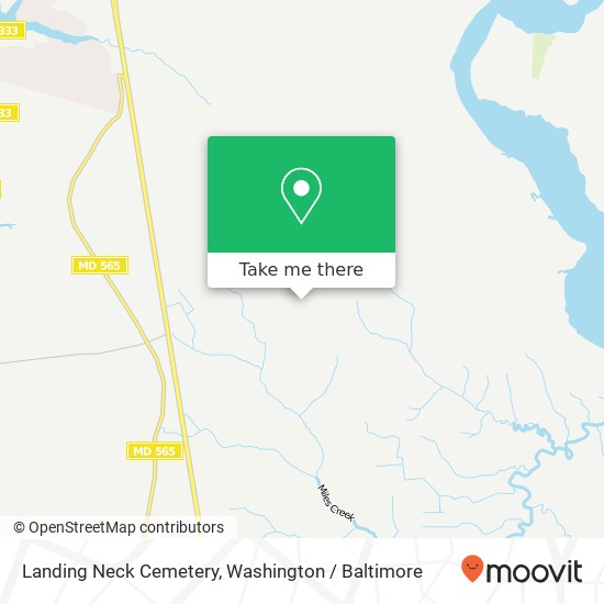 Mapa de Landing Neck Cemetery