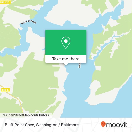 Bluff Point Cove map