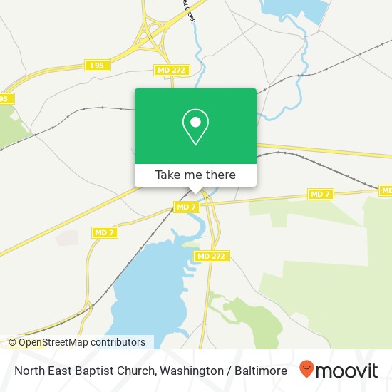 Mapa de North East Baptist Church