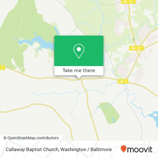 Mapa de Callaway Baptist Church