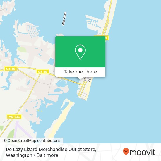 De Lazy Lizard Merchandise Outlet Store map