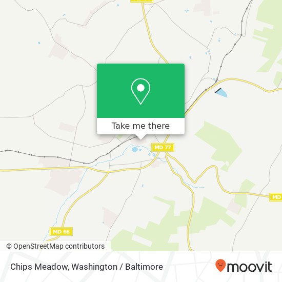 Chips Meadow map