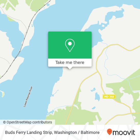 Mapa de Buds Ferry Landing Strip