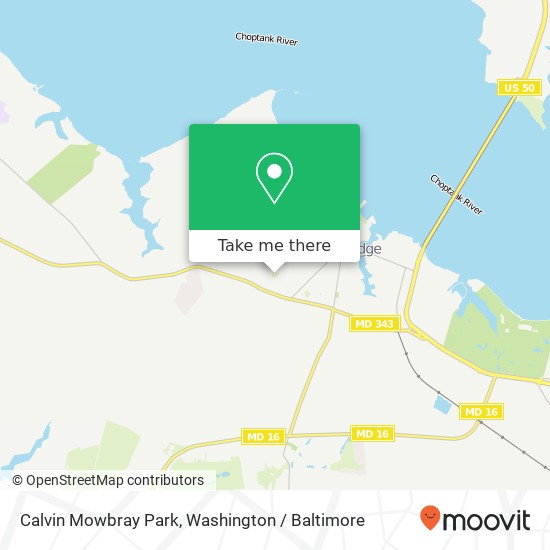 Calvin Mowbray Park map