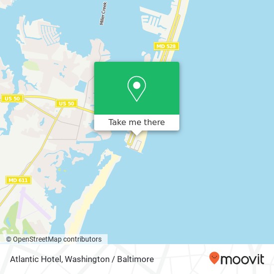 Atlantic Hotel map