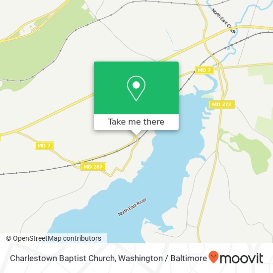 Mapa de Charlestown Baptist Church