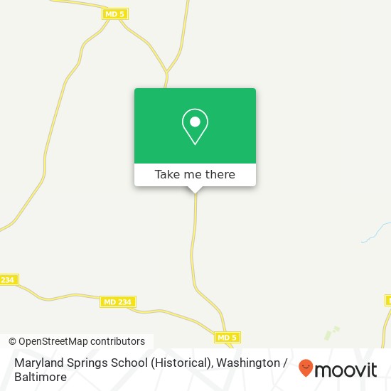 Mapa de Maryland Springs School (Historical)