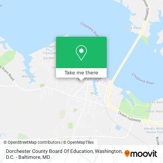 Mapa de Dorchester County Board Of Education